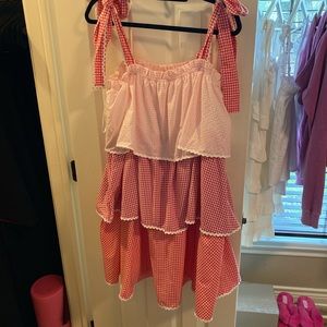 The Impeccable Pig Picnic at the Park Dress Pink M